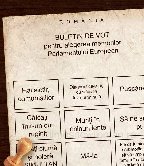 Poza zilei! BEC a publicat noile buletine de vot pentru alegerile europarlamentare