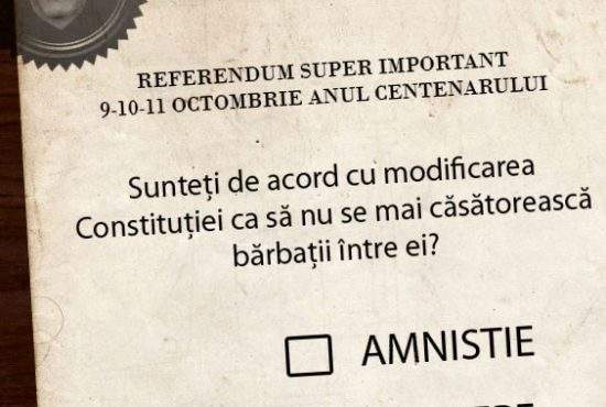 Poza zilei! Imagini scandaloase cu buletinele de vot de la referendumul din octombrie