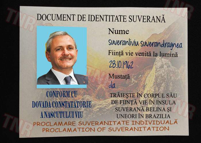 Dragnea, disperat ieri la ICCJ! Susţine că el e “Liviu Fiinţă Vie Născut Viu” şi nu recunoaşte CNP-ul