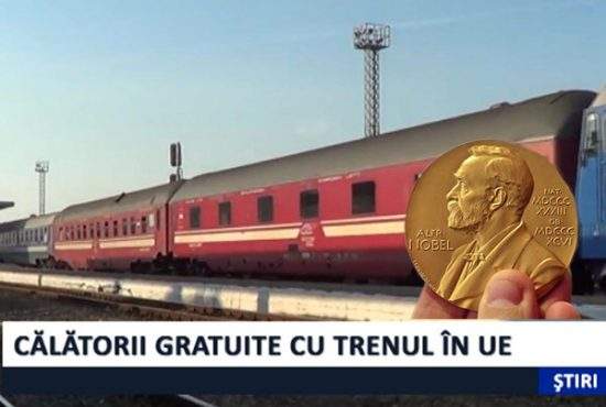 Guvernul promite 12 călătorii gratuite cu CFR pentru orice român câștigător de premiu Nobel