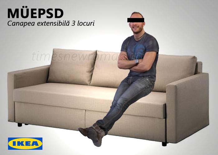 Abuzurile continuă! Un român acuză Poliţia că a intrat peste el în casă şi i-a furat canapeaua MÜEPSD de la IKEA