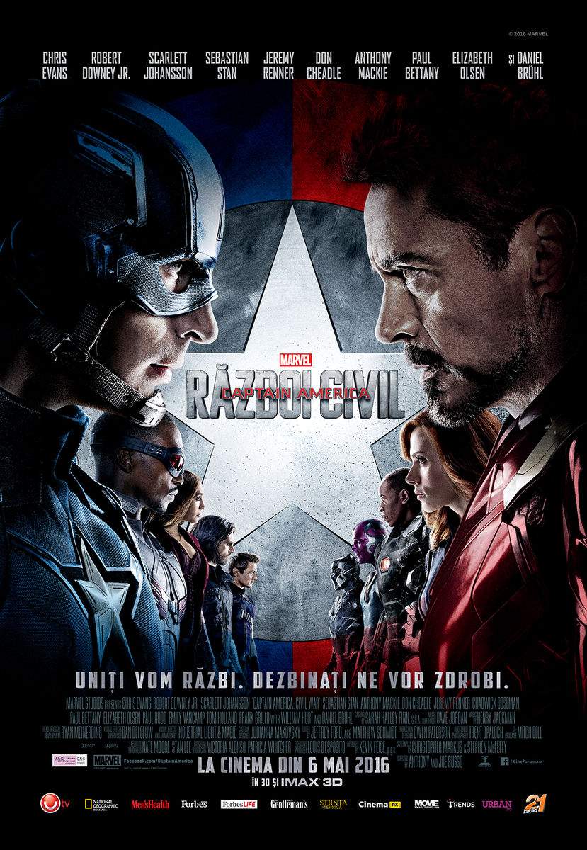 Captain America: Civil War (3D) (2016) – Dezbină și uluiește!