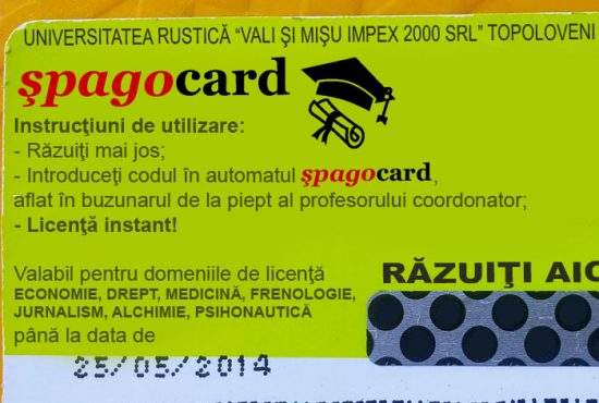 Universităţile private lansează cartele pre-pay pentru plata diplomelor de ASE, Medicină sau Drept