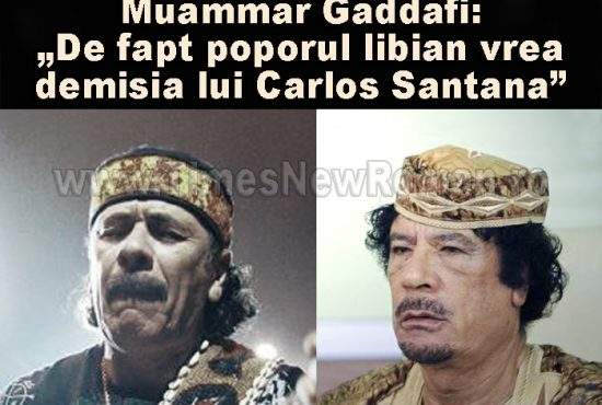 În Libia, manifestările violente împotriva lui Carlos Santana iau amploare
