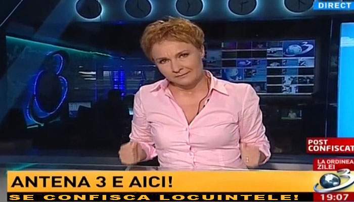 Surpriză pentru românii care şi-au dat casele pentru Antena 3: Se confiscă şi alea!