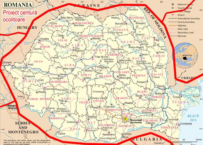 Proiect major de infrastructură! Ţările vecine construiesc o şosea de centură în jurul României