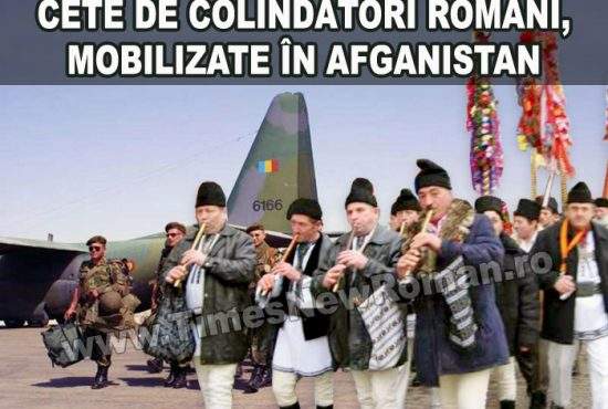 România trimite cete de colindători în Irak şi Afganistan