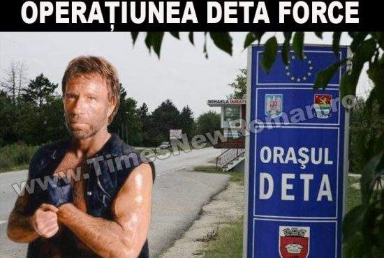 Operaţiunea Deta Force: Chuck Norris vine în România