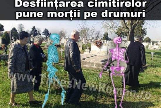 Treizeci de cimitire au fost desființate. Morții au ajuns să facă naveta