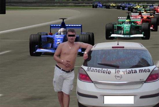 Un român a parcat pe traseul de Formula 1, cu avariile puse, în timpul unei curse