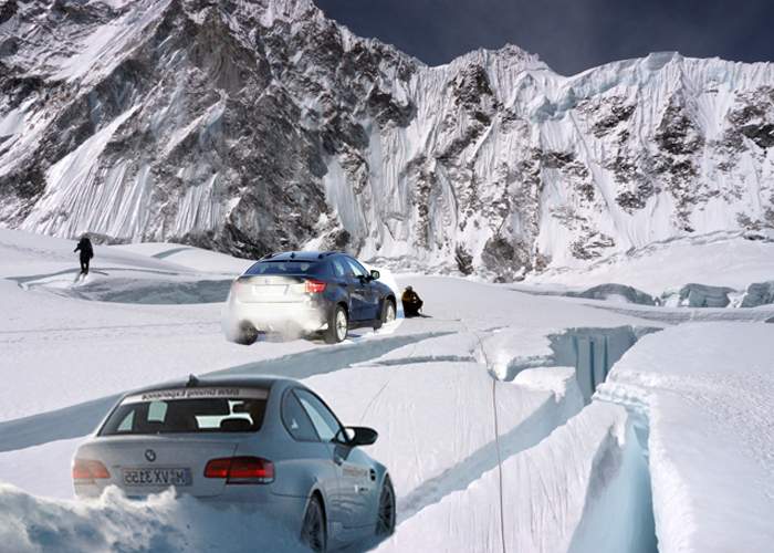 Românii se pregătesc de cea mai tare expediţie! Vor să urce cu BMW-urile până pe Everest