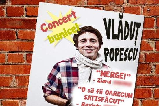 Primul cântăreț onest din România anunță un concert nu „extraordinar„ ci „bunicel” de Crăciun