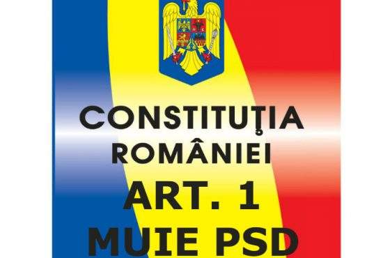 Se strâng semnături pentru modificarea Constituţiei. Articolul 1 va fi completat cu ”MUIE PSD”