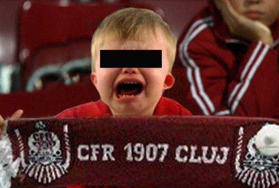 Părinte decăzut din drepturi, după ce a încercat să-şi facă fiul suporter CFR Cluj