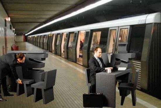 Corporatiștii vor fi dotați cu birouri mobile, pentru a putea lucra și din metrou sau troleibuz