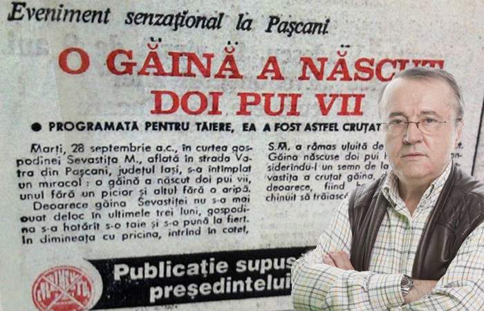 Respect, maestre! Ion Cristoiu l-a găsit pe românul care a mâncat cei doi pui născuți vii de o găină