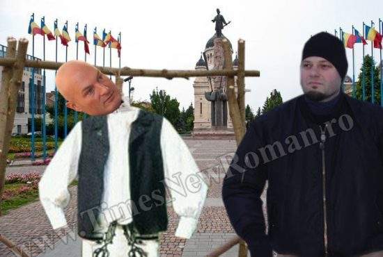 Csibi Barna a spânzurat o păpuşă cu chipul lui Arpad Paszkany
