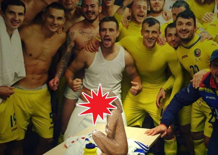 Rămâi statuie! Lăsată cu fotbaliştii în vestiar la Cluj, Cuminţenia a făcut un milion de Euro!