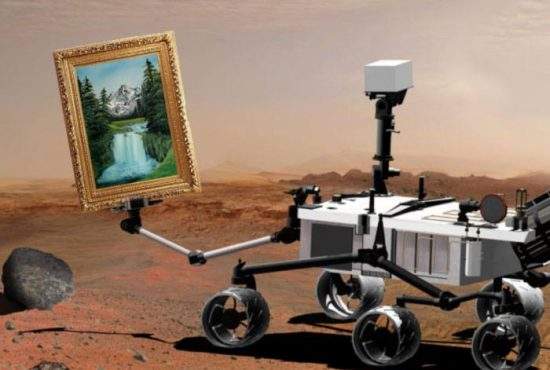 Robotul Curiosity a descoperit pe Marte încă două tablouri ascunse de ministrul Darius Vâlcov