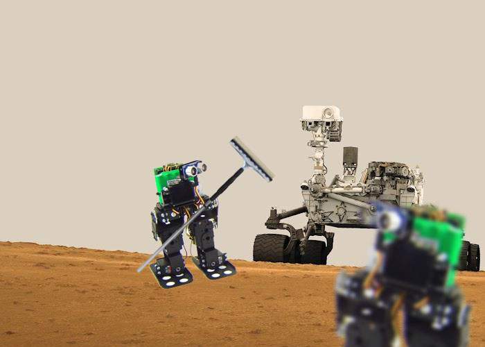 Robotul Curiosity, asaltat pe Marte de sonde spaţiale româneşti care se oferă să-i spele parbrizul