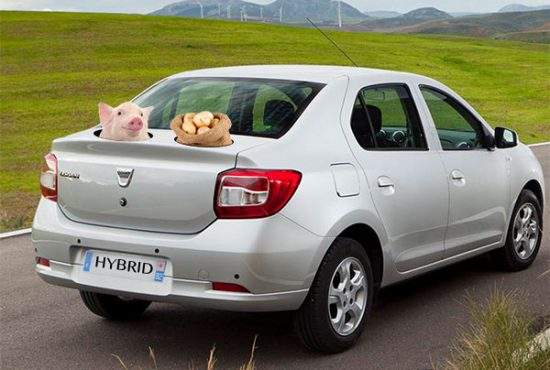 Dacia lansează primul Logan hibrid, cu care poți căra și porci și cartofi