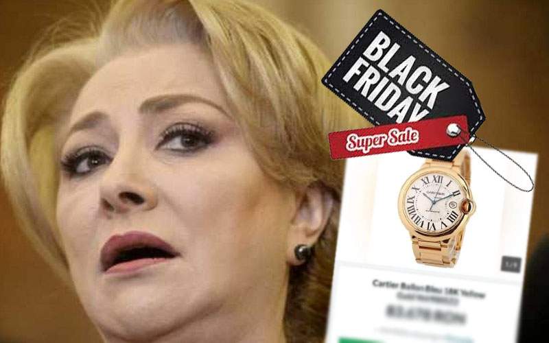 Dăncilă, şocată să afle că are un ceas de 20.000 euro: „L-am luat de Black Friday cu 50.000”