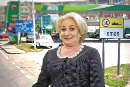 Viorica Dăncilă, vizită în Oman după ce a căzut R-ul de la intrarea în Roman