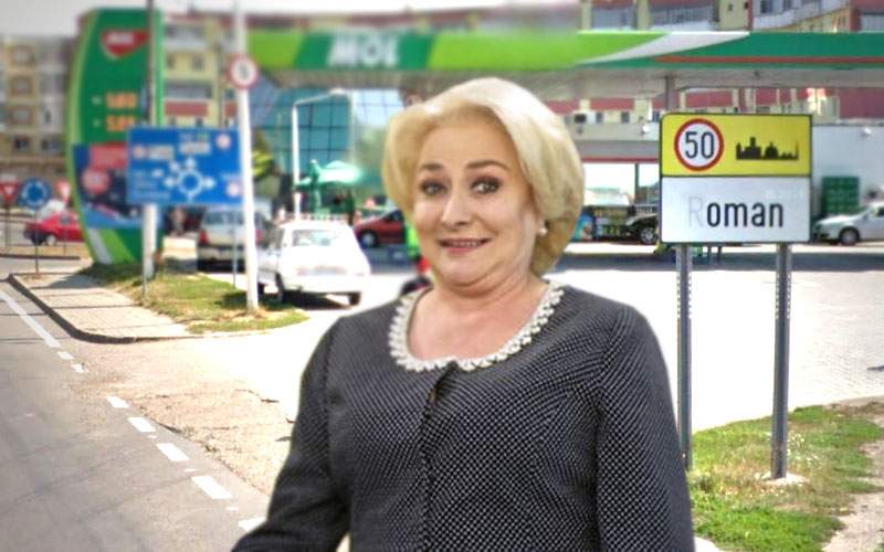 Viorica Dăncilă, vizită în Oman după ce a căzut R-ul de la intrarea în Roman