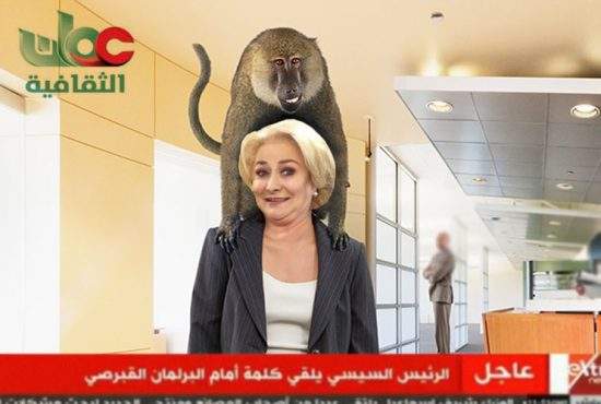 Dăncilă s-a întâlnit în Oman cu omologul său, pavianul dresat al sultanului