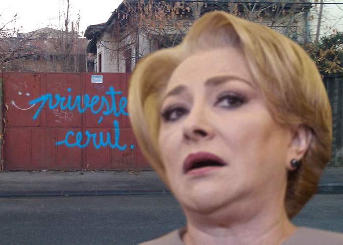 Activitatea Guvernului se suspendă azi, fiindcă Dăncilă a văzut “Priveşte cerul” pe un gard şi se uită în sus de 2 ore