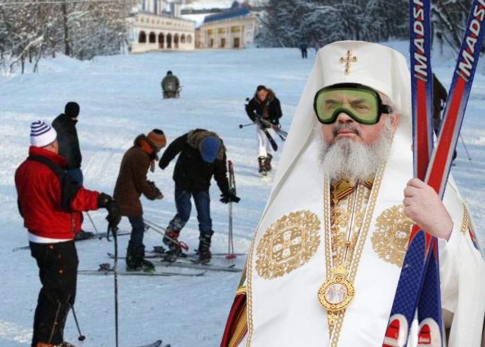 La alţii ninge cu bani! Patriarhul a deschis o pârtie privată de schi pe Dealul Mitropoliei