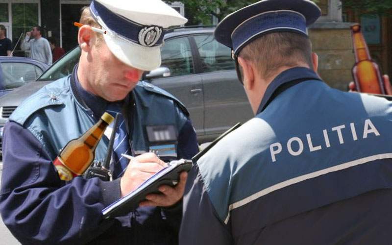 Ziua Poliției Române! Agenții au oprit șoferii în trafic și le-au dat de băut
