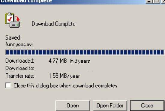 Delir în Teleorman! Început acum 3 ani, downloadul unui filmuleţ de 5 MB s-a încheiat cu succes