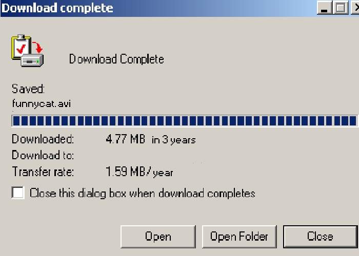 Delir în Teleorman! Început acum 3 ani, downloadul unui filmuleţ de 5 MB s-a încheiat cu succes