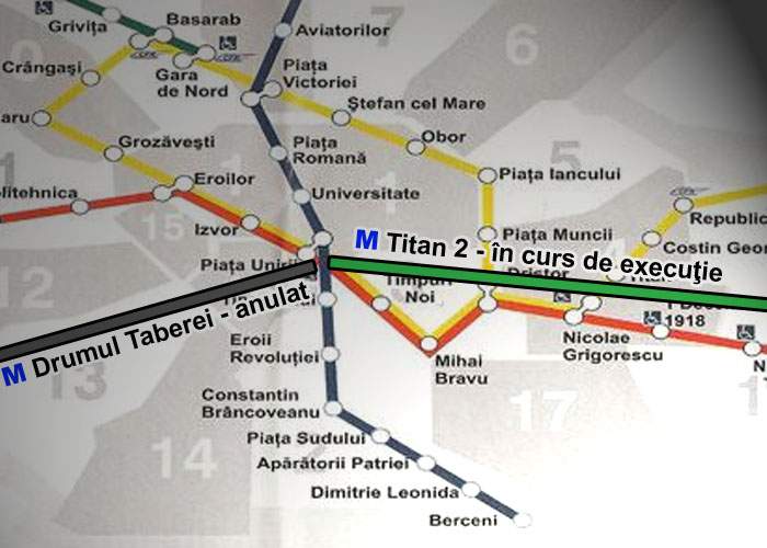 Magistrala Drumul Taberei a fost săpată în direcţia greşită! Cartierul Titan va avea 2 metrouri