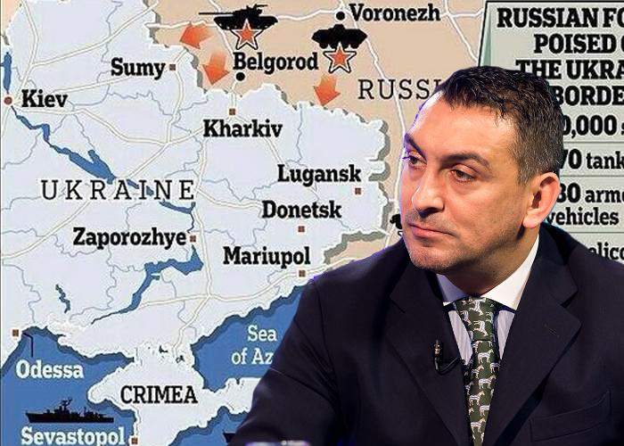 Ilie Dumitrescu a analizat aseară așezarea trupelor rusești la granița cu Ucraina