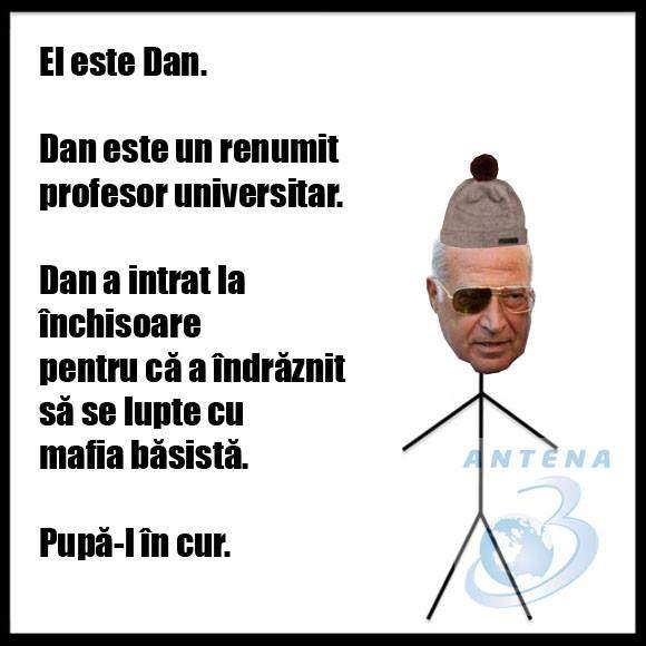 Poza zilei! Meme-ul cu ”El este Dan” care face furori în redacția Antena 3