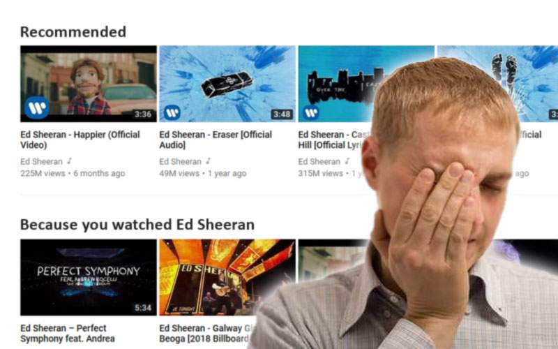 IT-ist, prins de prietenă că ascultă Ed Sheeran după ce a uitat să-și şteargă history-ul