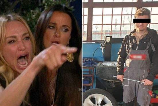 Şoferiţă furioasă la vulcanizare: “De ce nu există cauciucuri de iarnă de altă culoare?”