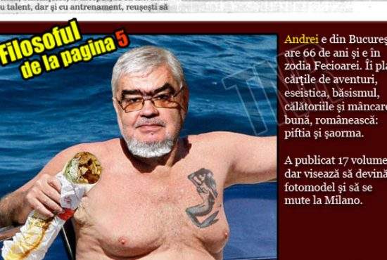 Cei mai mari gânditori ai ţării, topless! Dilema Veche introduce rubrica “Filosoful de la pagina 5”