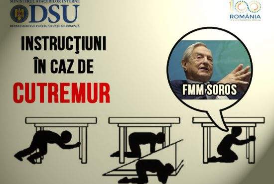 Situaţie alarmantă! Doar 5% dintre români ştiu ce să facă în caz de cutremur: să dea vina pe Soros