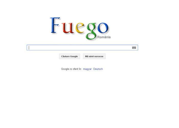 Google îl omagiază azi pe Fuego printr-un logo special