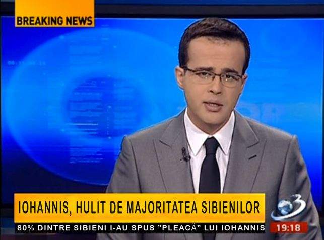 Antena3: ”Sibienii îl urăsc pe Iohannis! Așa se explică că 80% au votat ca să scape de el ca primar”