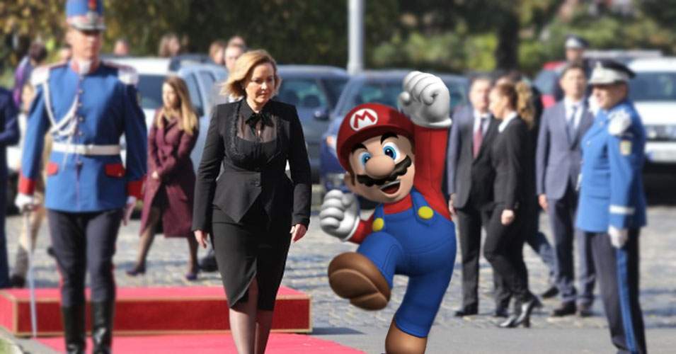 Carmen Dan, gafă majoră în Italia. L-a confundat pe Mario cu fratele lui, Luigi