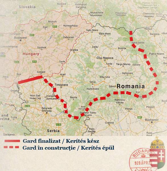 Foto! Traseul gardului de sârmă ghimpată construit de unguri la graniţa cu România