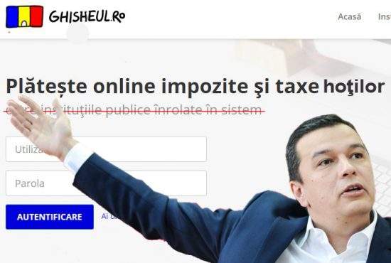 Atenţie la ţepe. Guvernul a înfiinţat Ghisheul.ro, unde plăteşti taxele direct în conturile hoţilor din PSD