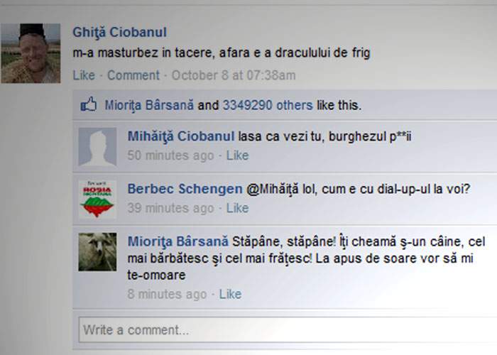Tipic românesc: Pentru că ei nu au semnal, ciobanii Orange şi Cosmote i-au pus gând rău lui Ghiţă
