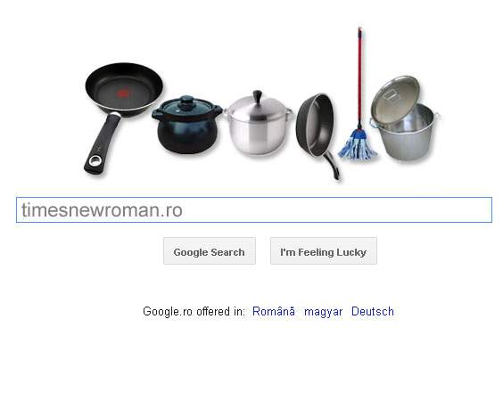 Foto! Google aniversează azi printr-un logo special 6000 de ani de la domesticirea femeii