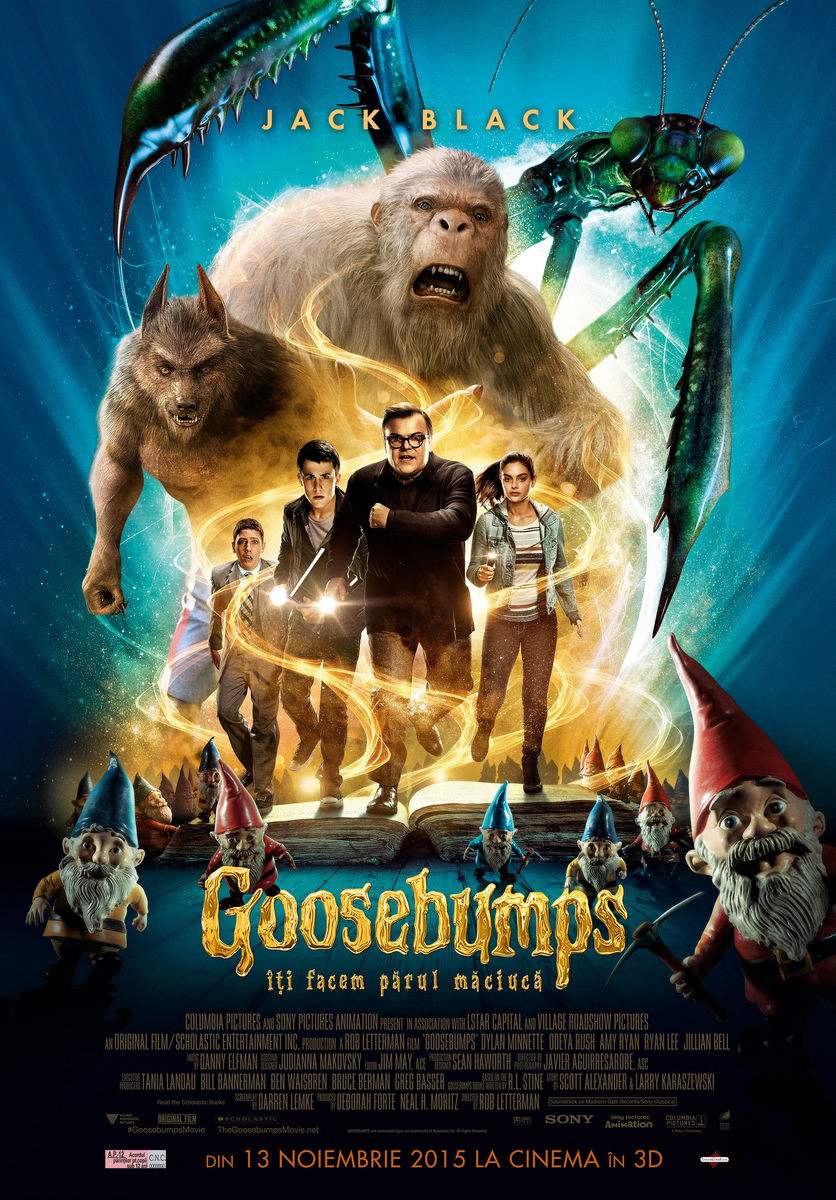 Goosebumps (2015) – Copii, mai deschideți și voi o carte