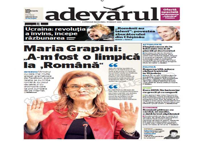 Foto exclusiv! Varianta originală a interviului incendiar cu Maria Grapini